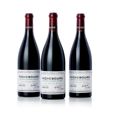 View full screen - View 1 of Lot 6309. Richebourg 1999 Domaine de la Romanée-Conti (6 BT).