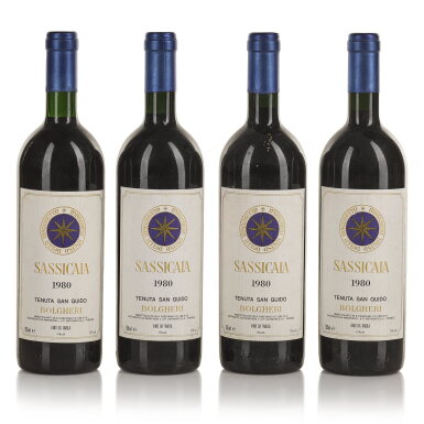 View full screen - View 1 of Lot 388. Sassicaia 1980 (4 BT).