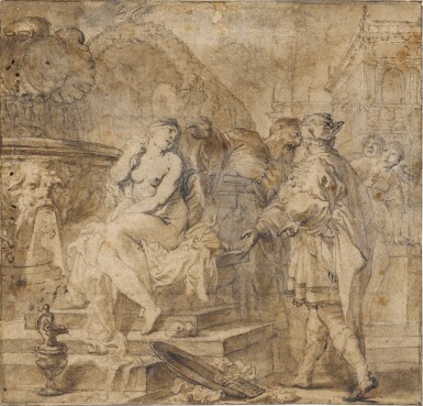 View full screen - View 1 of Lot 92. Susanna and the Elders.