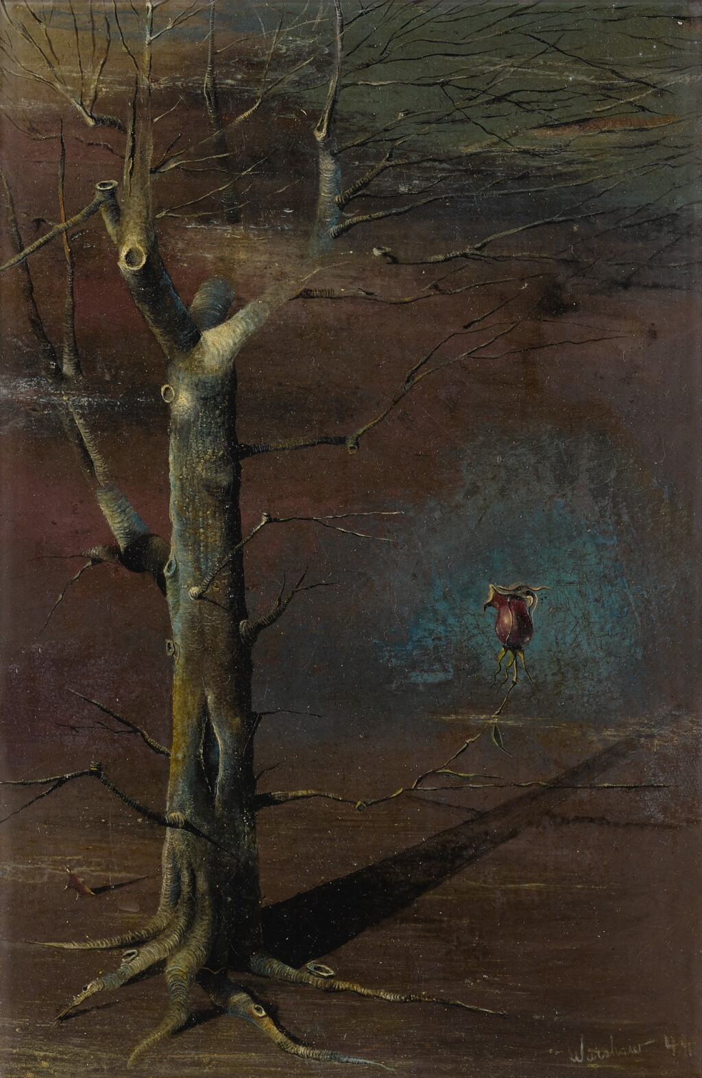 View full screen - View 1 of Lot 62. Strange Tree with Rose.