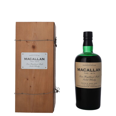 View full screen - View 1 of Lot 33. The Macallan 1874 Replica 45.0 abv NV (1 BT75).