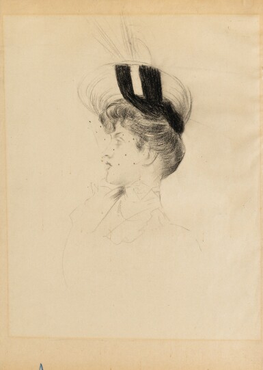 View full screen - View 1 of Lot 194. GIOVANNI BOLDINI | ELÉGANTE AU CHAPEAU.