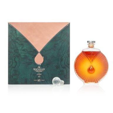 View full screen - View 1 of Lot 20. The Macallan 65 Year Old in Lalique, Six Pillars, Sixth Edition 46.3 abv (1 BT75).