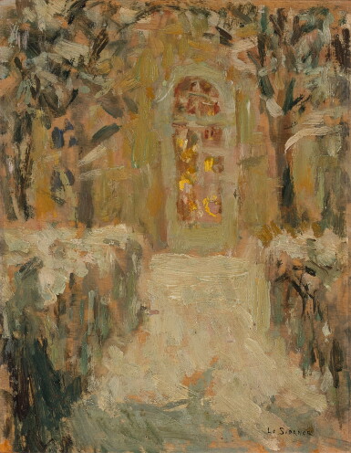 View full screen - View 1 of Lot 1314. Porte sous la neige.