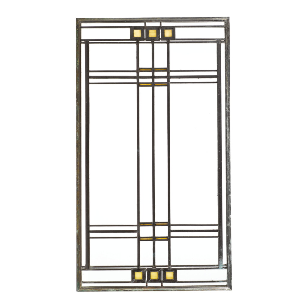 View full screen - View 1 of Lot 80. FRANK LLOYD WRIGHT | WINDOW FROM THE AVERY COONLEY HOUSE, RIVERSIDE, ILLINOIS.