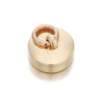 Two-tone Pill box (Porta pillole in oro bicolore)