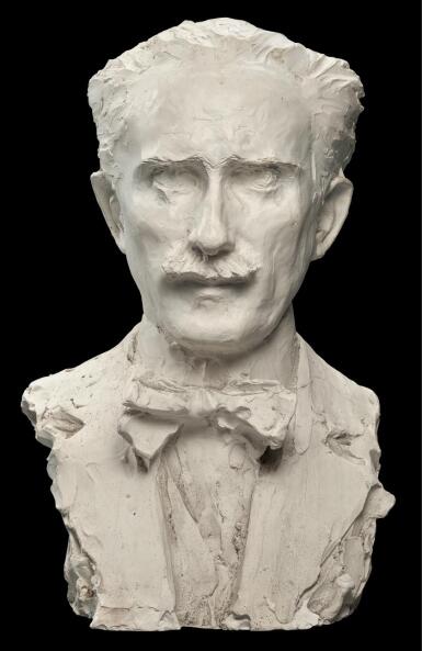 View full screen - View 1 of Lot 107. AFTER PRINCE PAUL TROUBETZKOY (1866-1938), AMERICAN, CIRCA 1920S-1940S | BUST OF ARTURO TOSCANINI (1867-1957).