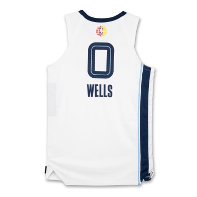 View full screen - View 1 of Lot 28. Jaylen Wells ‘Berlin Game’ Memphis Grizzlies 2025-2026 Game Worn Association Edition Jersey.