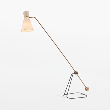 View full screen - View 1 of Lot 80. "Equilibrium" Floor Lamp.
