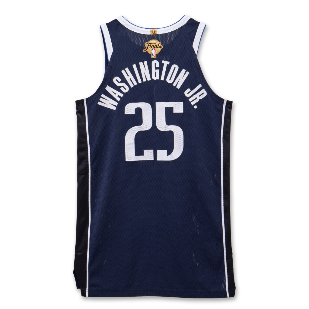 View full screen - View 1 of Lot 4. P.J. Washington Jr. Dallas Mavericks 2024 NBA Finals Game Worn Statement Edition Jersey | Game 3.