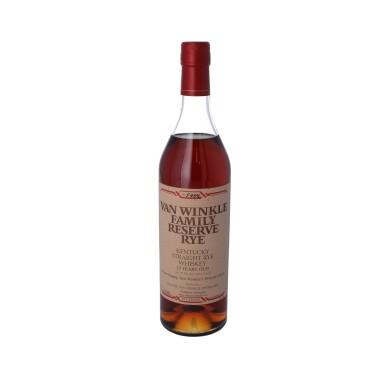 View full screen - View 1 of Lot 23. Van Winkle 13 Year Old Family Reserve Rye 95.6 proof NV (1 BT70).