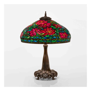View full screen - View 1 of Lot 531. "Peony" Table Lamp.