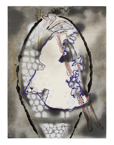 View full screen - View 1 of Lot 73. RIOPELLE - EROUART. Testament de l'Oye. 1996 Suite de six lithographies numérotées et signées.