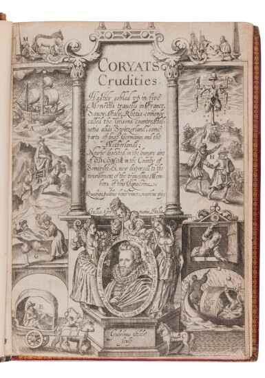 View full screen - View 1 of Lot 170. Coryate, Thomas | "There ... has never been another such combination of learning and unconscious buffoonery".
