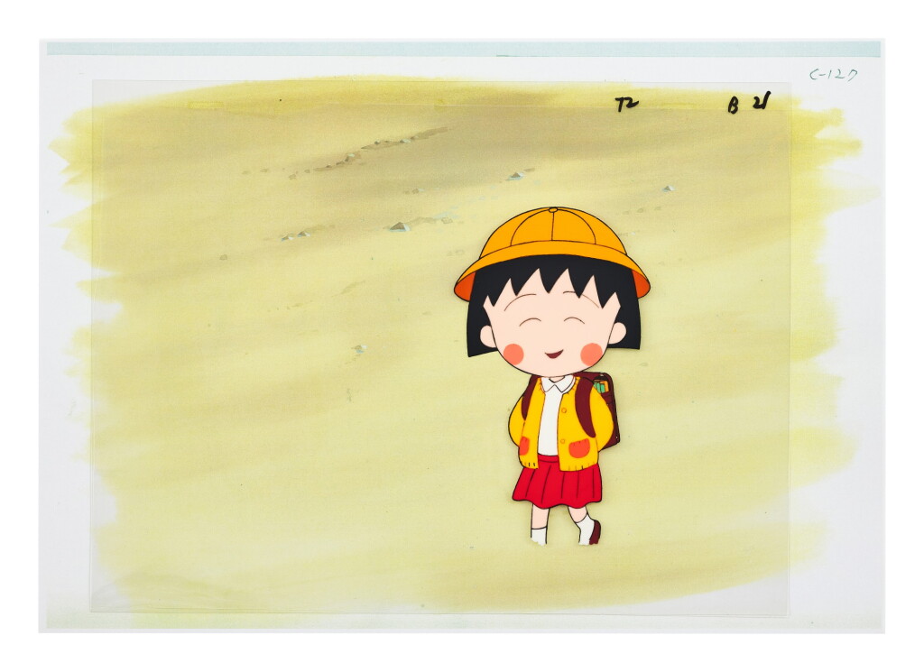 View full screen - View 1 of Lot 17. CHIBI MARUKO CHAN BY NIPPON ANIMATIO 樱桃小丸子 by 日本動畫 | MARUKO ANIMATION CEL 小丸子動畫手稿.