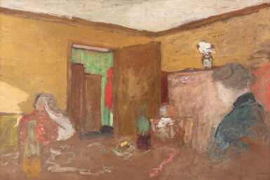 View full screen - View 1 of Lot 209. Madame Vuillard, Marie Roussel et Annette dans la salle à manger, rue Truffaut .