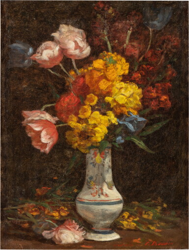View full screen - View 1 of Lot 156. Fleurs dans un vase.