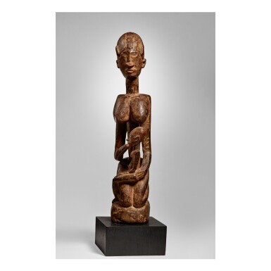 View full screen - View 1 of Lot 9. DOGON MATERNITY FIGURE, MALI.