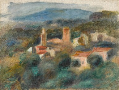 View full screen - View 1 of Lot 173. Vue de Grasse.