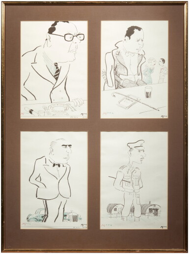 View full screen - View 1 of Lot 26. Marc Boxer | "Music of time", (each 280 x 195mm.), framed and mounted.