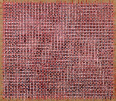 View full screen - View 1 of Lot 557. Ding Yi 丁乙 | Appearance of Crosses 96-36 十示96-36.