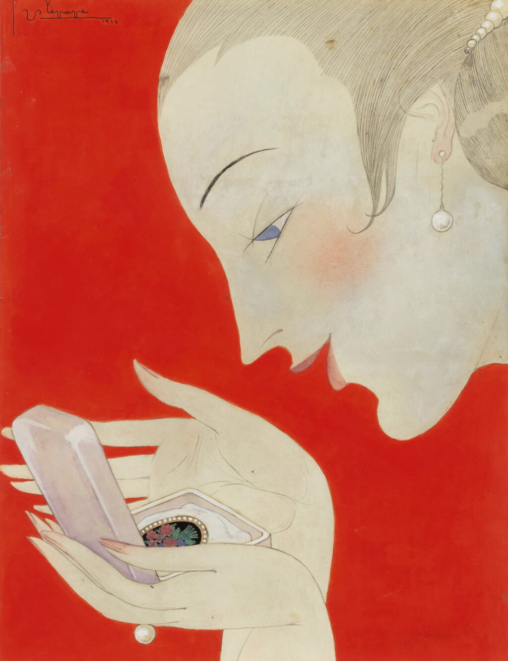 View full screen - View 1 of Lot 155. Femme à la broche, 1923.