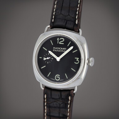 View full screen - View 1 of Lot 359. Radiomir | A stainless steel wristwatch | Circa 2011.