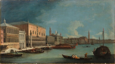 View full screen - View 1 of Lot 40. A view of the Molo in Venice | Vue du Molo à Venise.