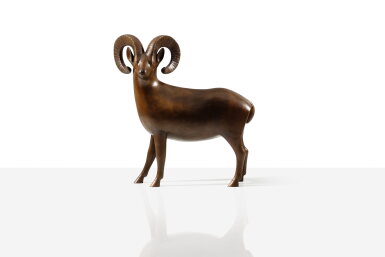 View full screen - View 1 of Lot 75. Grand Mouflon de Ram Island.