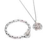 Louis Vuitton | Diamond Pendent Necklace; and Cartier | Diamond Bracelet | 路易威登 | 鑽石項鏈; 及 卡地亞 | 鑽石手鏈
