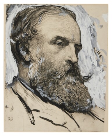 View full screen - View 1 of Lot 272. Portrait of a bearded man.