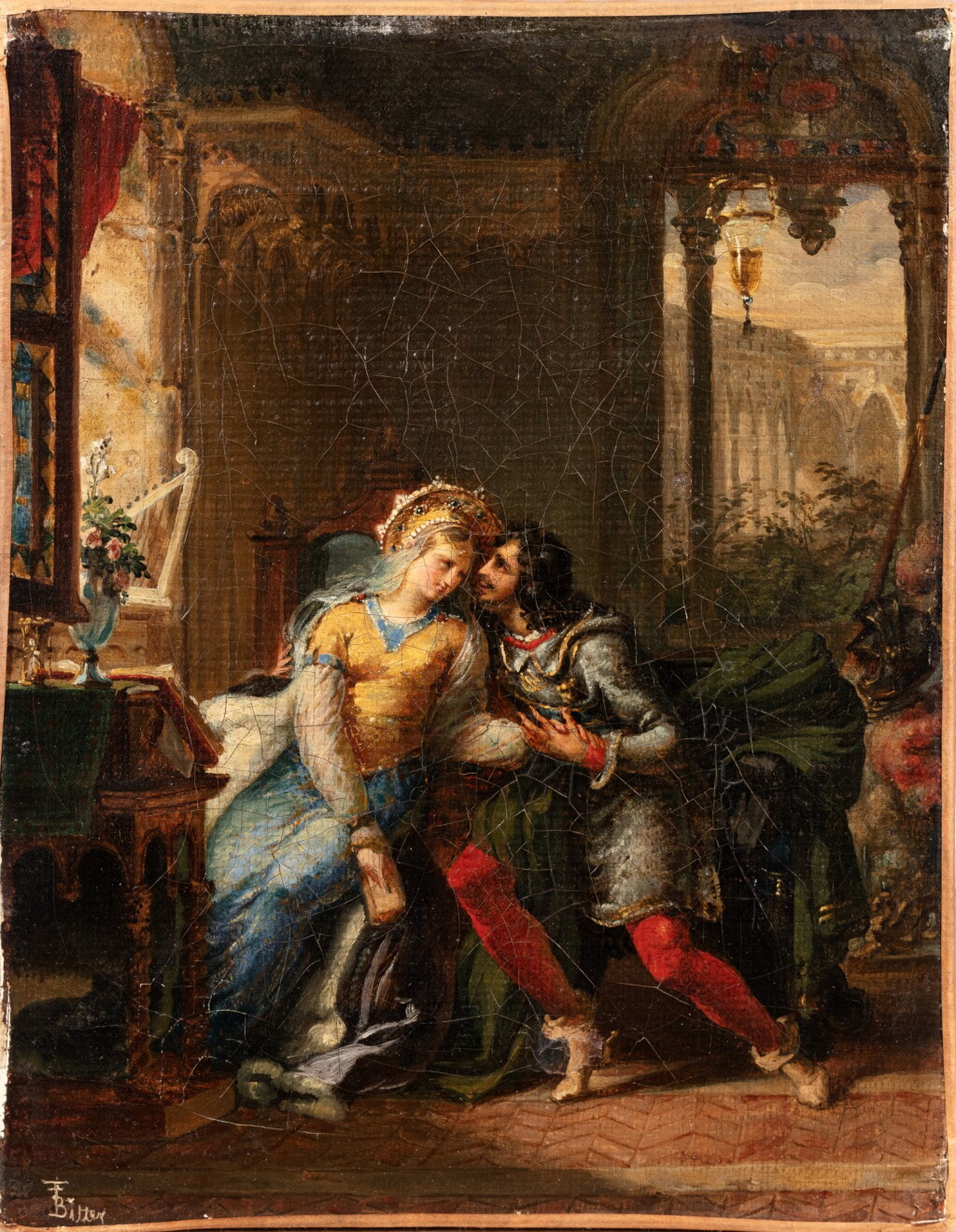 View full screen - View 1 of Lot 197. Guinevere and Lancelot.