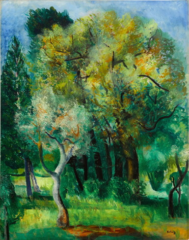 View full screen - View 1 of Lot 237. Moïse Kisling 莫伊斯・基斯林 | Paysage de Provence 普羅旺斯風景.