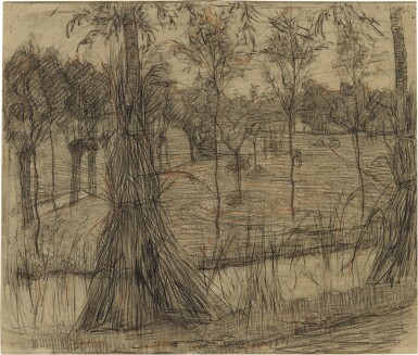 View full screen - View 1 of Lot 41. Farmyard with Sheep & Female Nude: Bust Portrait (A Double-Sided Work).