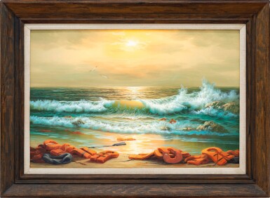 View 3 of Lot 49. BANKSY | MEDITERRANEAN SEA VIEW 2017.