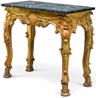 View full screen - View 1 of Lot 89. A George II giltwood stand, circa 1740.