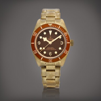 View full screen - View 1 of Lot 8753. Black Bay Bronze, Reference 79012M | A bronze wristwatch with bracelet, Circa 2021 | 帝舵 Black Bay Bronze型號79012M | 青銅鏈帶腕錶,約2021年製.