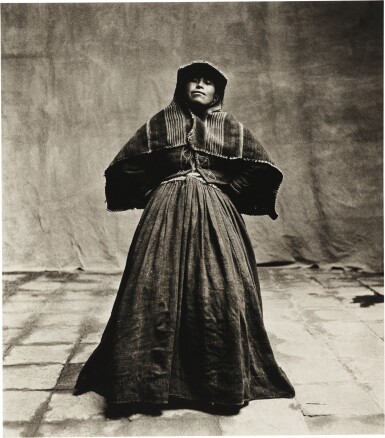 View full screen - View 1 of Lot 87. IRVING PENN | 'MANY SKIRTED INDIAN WOMAN, CUZCO'.