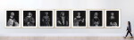 Henry VIII, Catherine of Aragon, Anne Boleyn, Jane Seymour, Anne of Cleves, Catherine Howard, and Catherine Parr