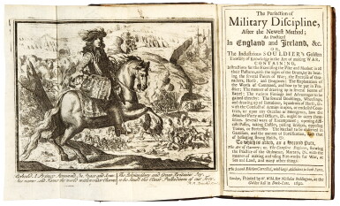 View full screen - View 1 of Lot 325. Military tactics and training, 4 volumes in English, seventeenth century .