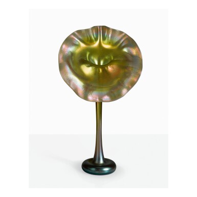 View full screen - View 1 of Lot 2. TIFFANY STUDIOS | "JACK-IN-THE-PULPIT" VASE.