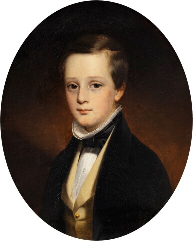 View full screen - View 1 of Lot 144. Portrait of Henri de Rochechouart, Duke of Mortemart, as a child (1806-1885).