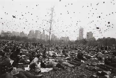 View full screen - View 1 of Lot 24. Peace Demonstration, Central Park, New York.