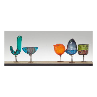View full screen - View 1 of Lot 167. ALESSANDRO PIANON | GROUP OF FIVE "PULCINI".