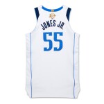 Derrick Jones Jr. Dallas Mavericks 2024 NBA Finals Game Worn Association Edition Jersey | Game 2