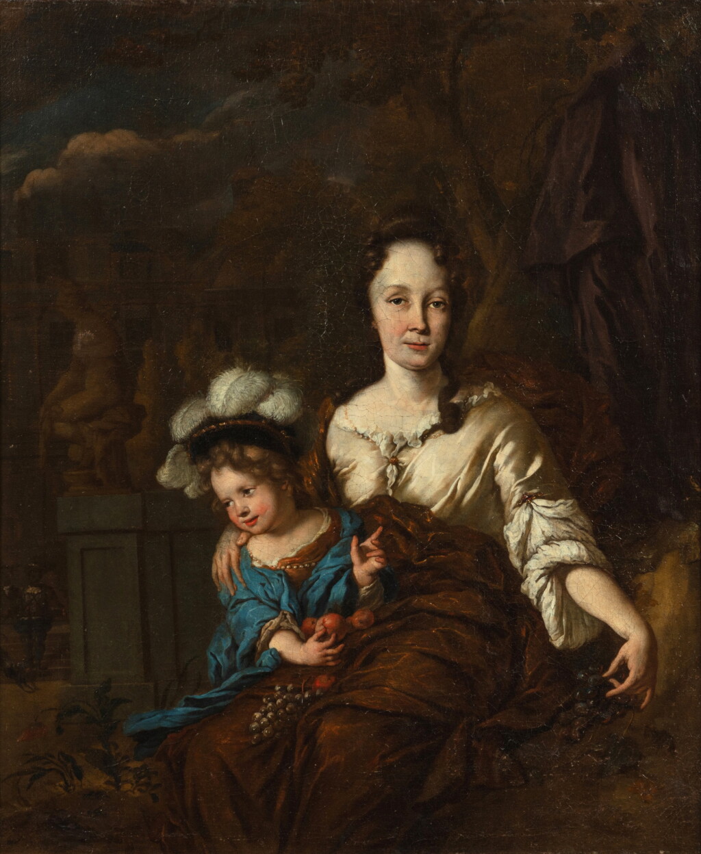 View full screen - View 1 of Lot 122. A mother and her child | Une mère et son enfant.