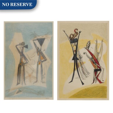 View full screen - View 1 of Lot 82. Etoile de mer; and Rhythmes (Spies & Leppin 47 & 48).