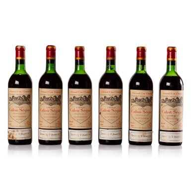 View full screen - View 1 of Lot 382. Château Calon Ségur 1961 (6 BT).