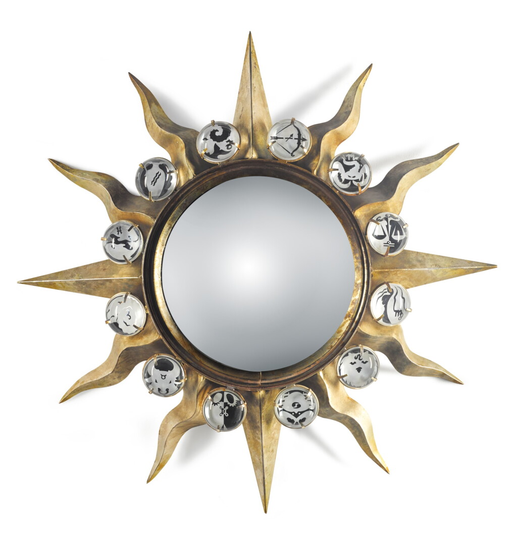 View full screen - View 1 of Lot 183. Zodiac Mirror.