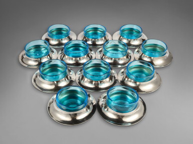 View full screen - View 1 of Lot 401. A Set of Twelve Italian Silver Bowls, Buccellati, Milan, 20th Century.